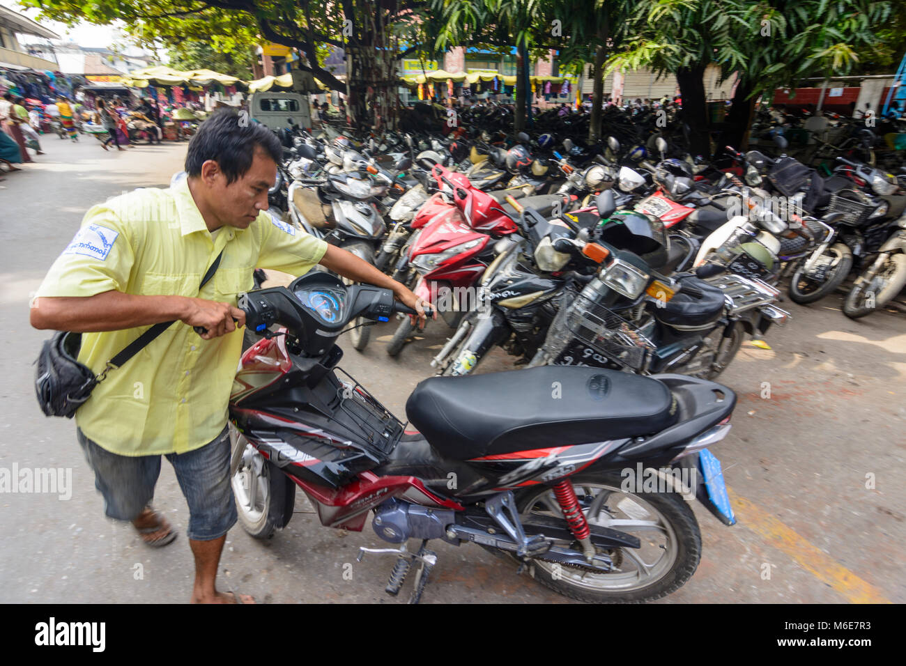 Myanmar bike hires stock photography and images Alamy