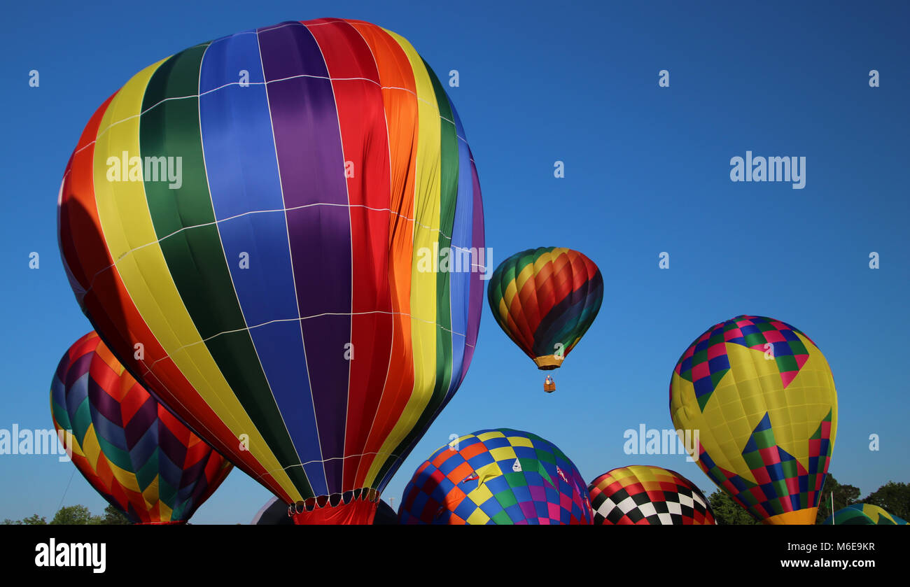 Hot Air Balloon Festival in North Carolina Stock Photo Alamy