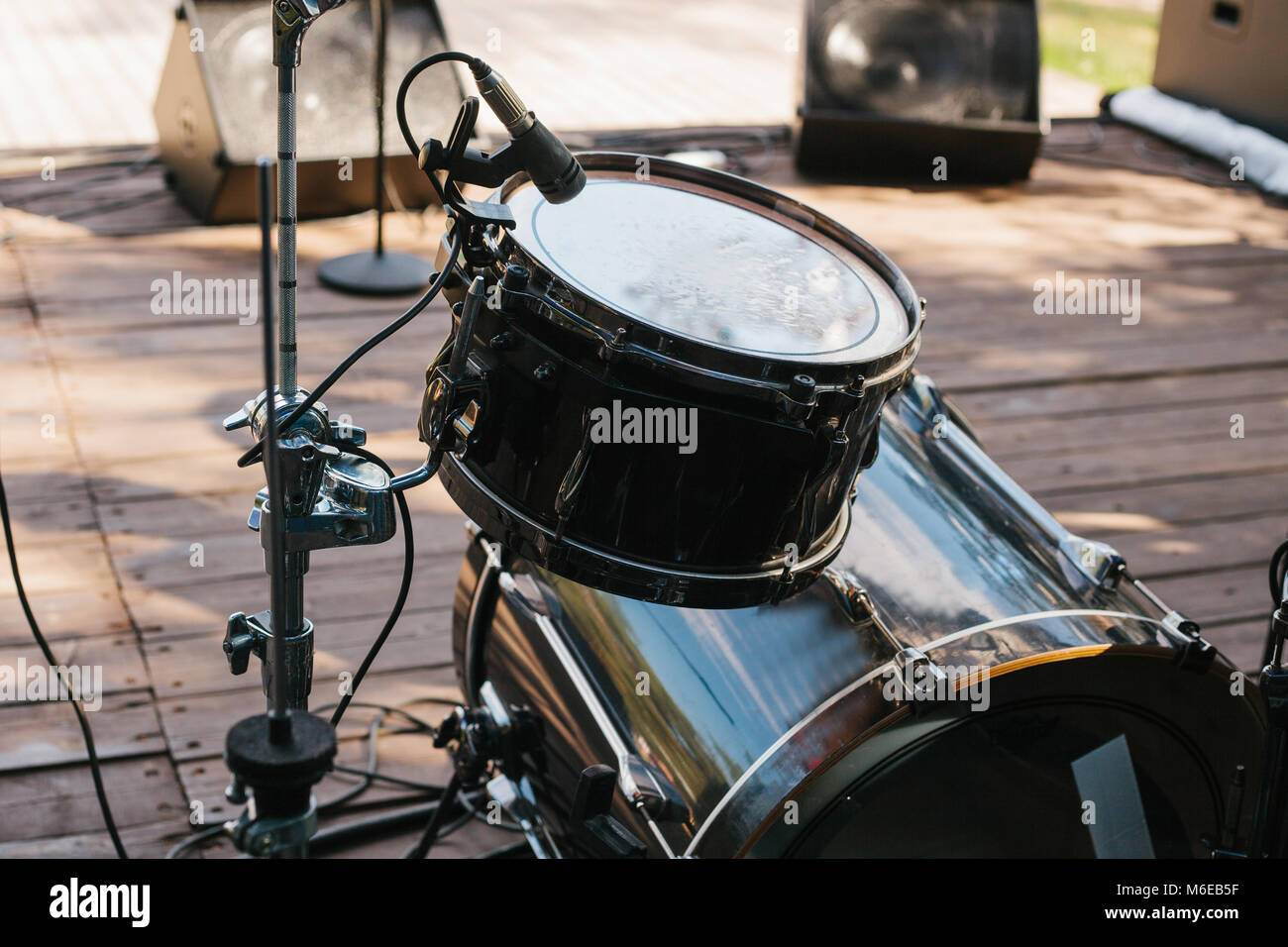 Musical instruments. Entertainment and outdoor concerts Stock Photo Alamy