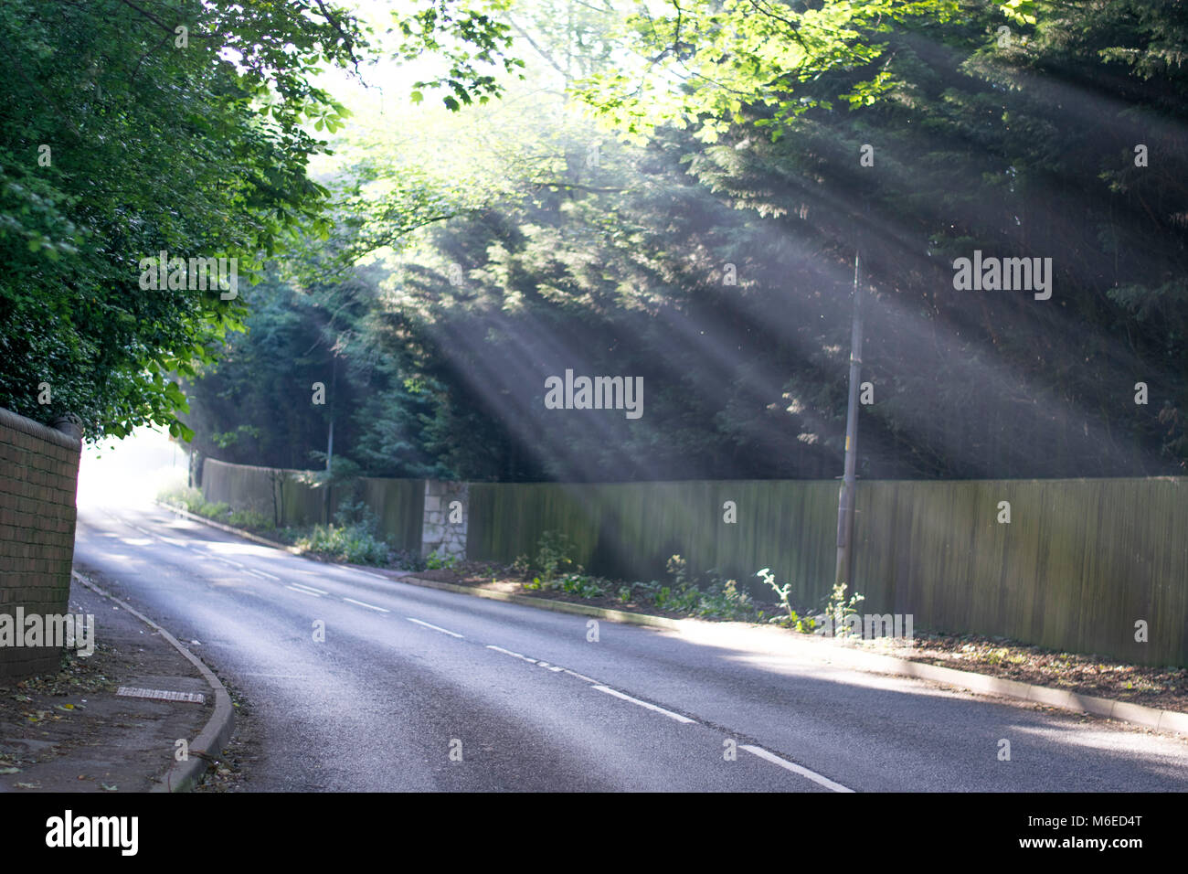Yorkshire Countryside Roads Stock Photo Alamy