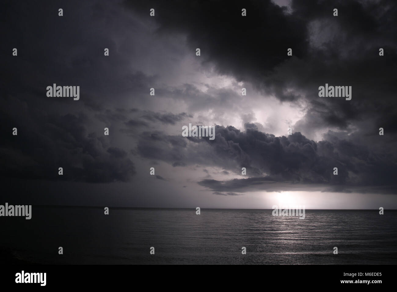 Storm in Bali Stock Photo