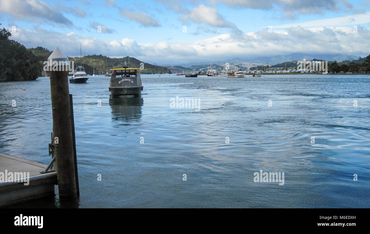 Whitianga Ferry, Coromandel Peninsula, South Island, New Zealand Stock