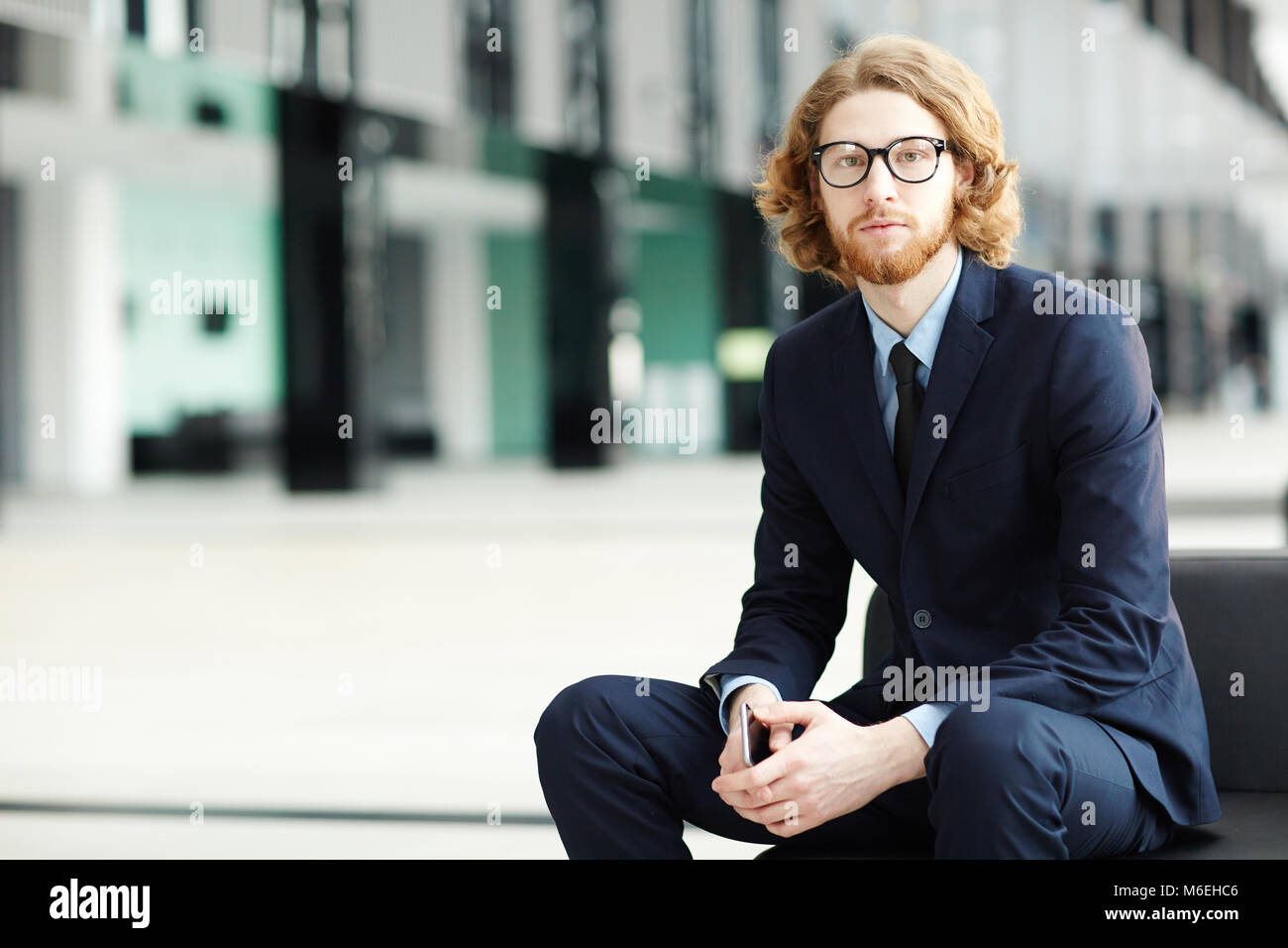 Agent in suit Stock Photo