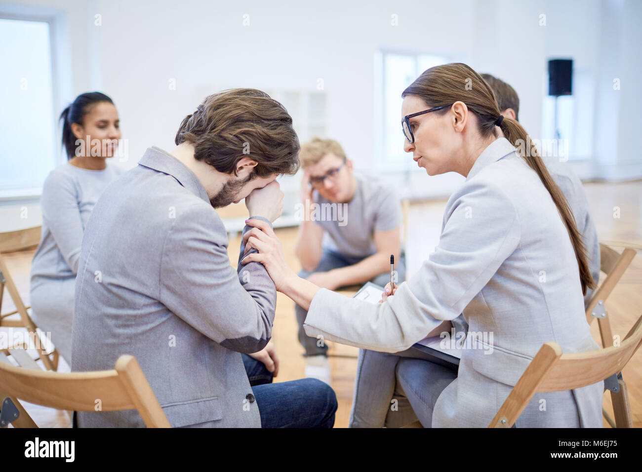 Psychological relief Stock Photo