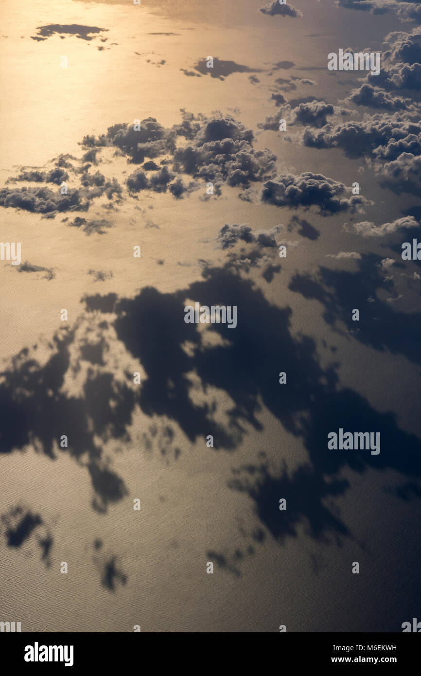 aerial view of the sea and the sun in Italy Stock Photo Alamy