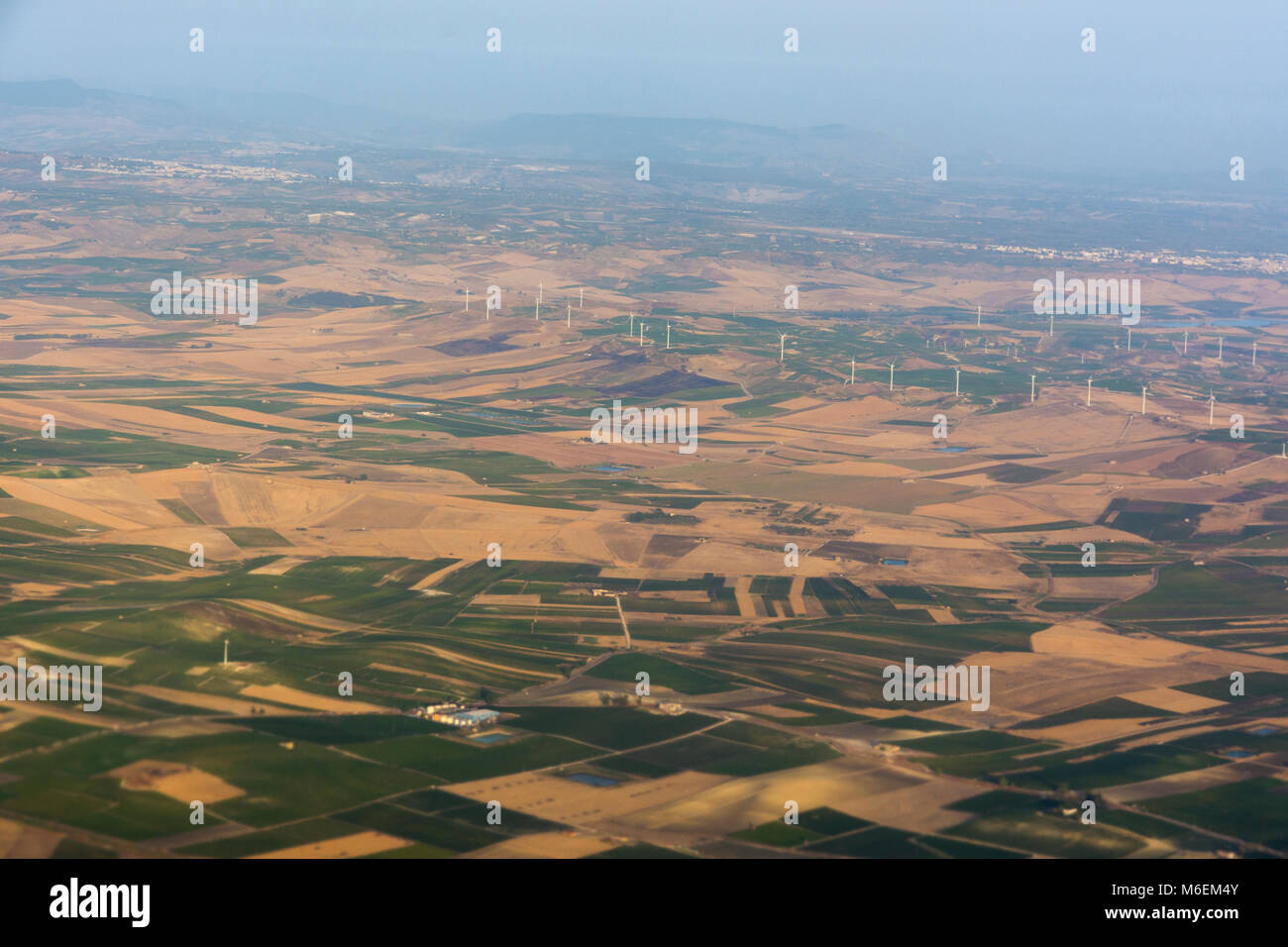 aerial view of landscapes of Sicily in Italy Stock Photo - Alamy