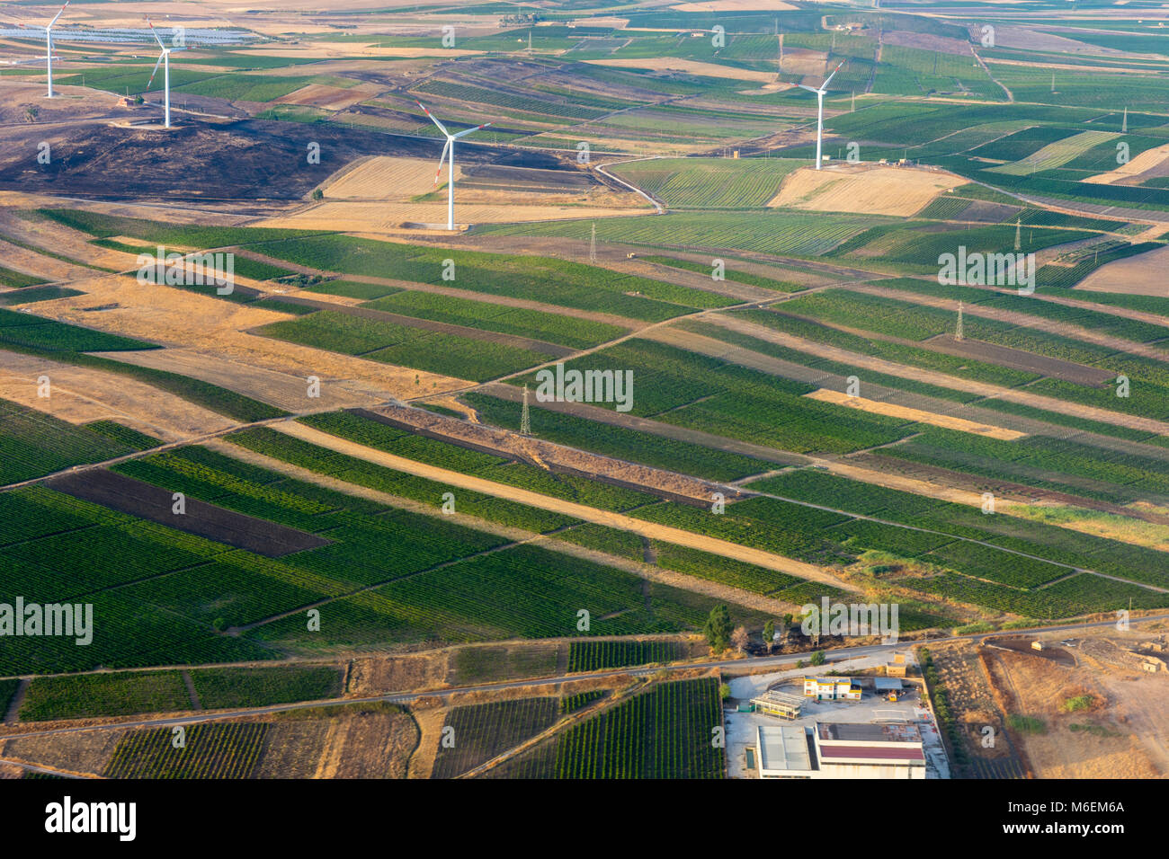 aerial view of landscapes of Sicily in Italy Stock Photo - Alamy