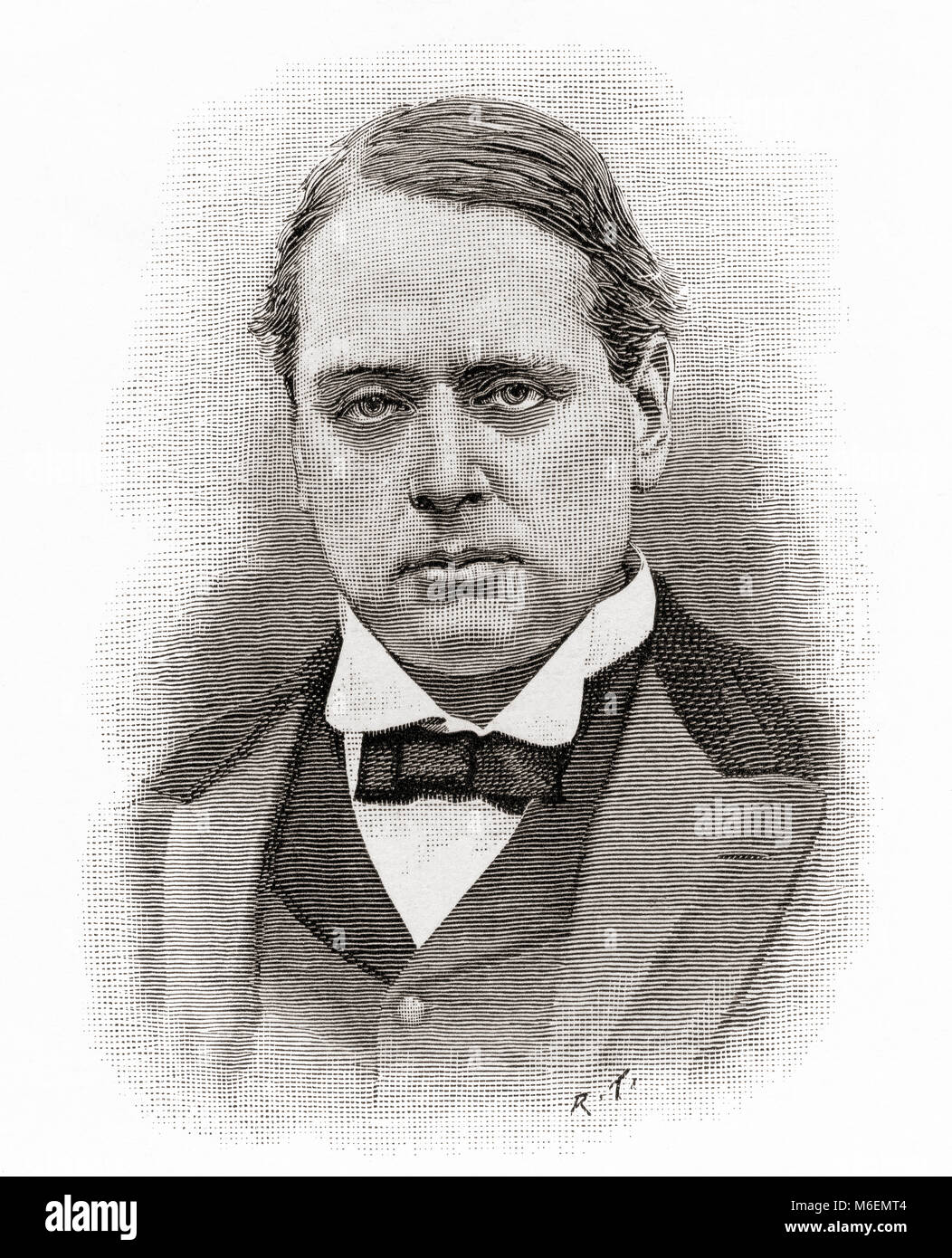 Archibald Philip Primrose, 5th Earl of Rosebery, 1st Earl of Midlothian, 1847 – 1929.  British Liberal politician and Prime Minister of the United Kingdom,   From The Strand Magazine, published January to June, 1894. Stock Photo