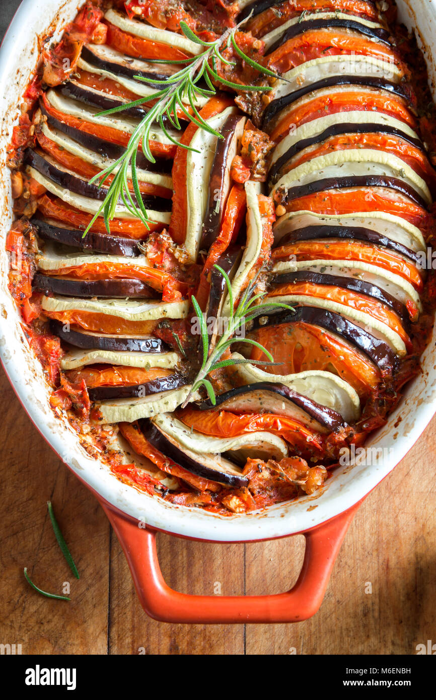 Ratatouille traditional French Provencal vegetable dish cooked in