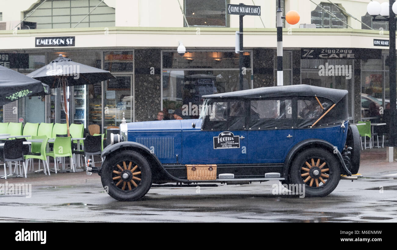 Classic Vehicle, Napier, North Island, New Zealand Stock Photo