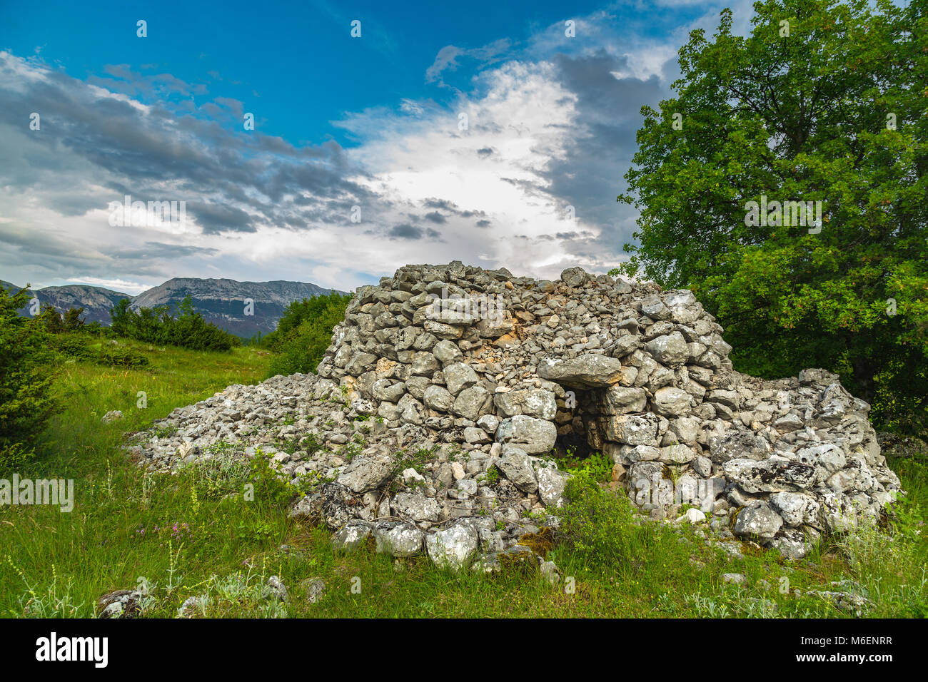 tholos, shepherd refuge. .Abruzzo Stock Photo