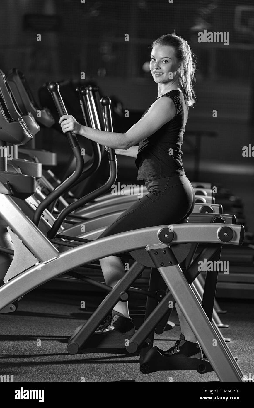 Gym Black and White Stock Photos & Images - Alamy