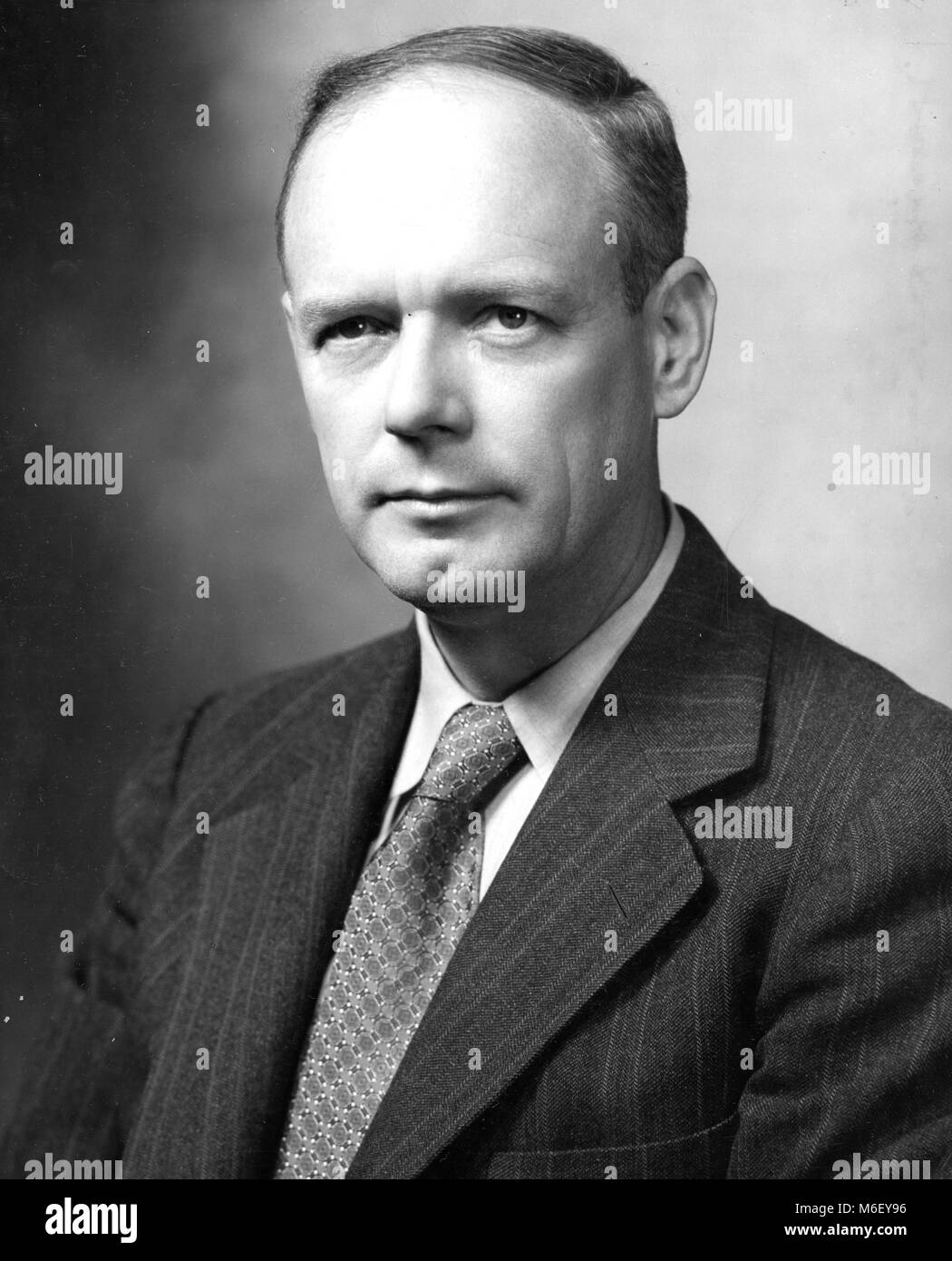 Portrait of Charles A Lindbergh, shortly after he was commissioned a brigadier general in the U S Air Force Reserve, Washington, DC, 1954. Stock Photo