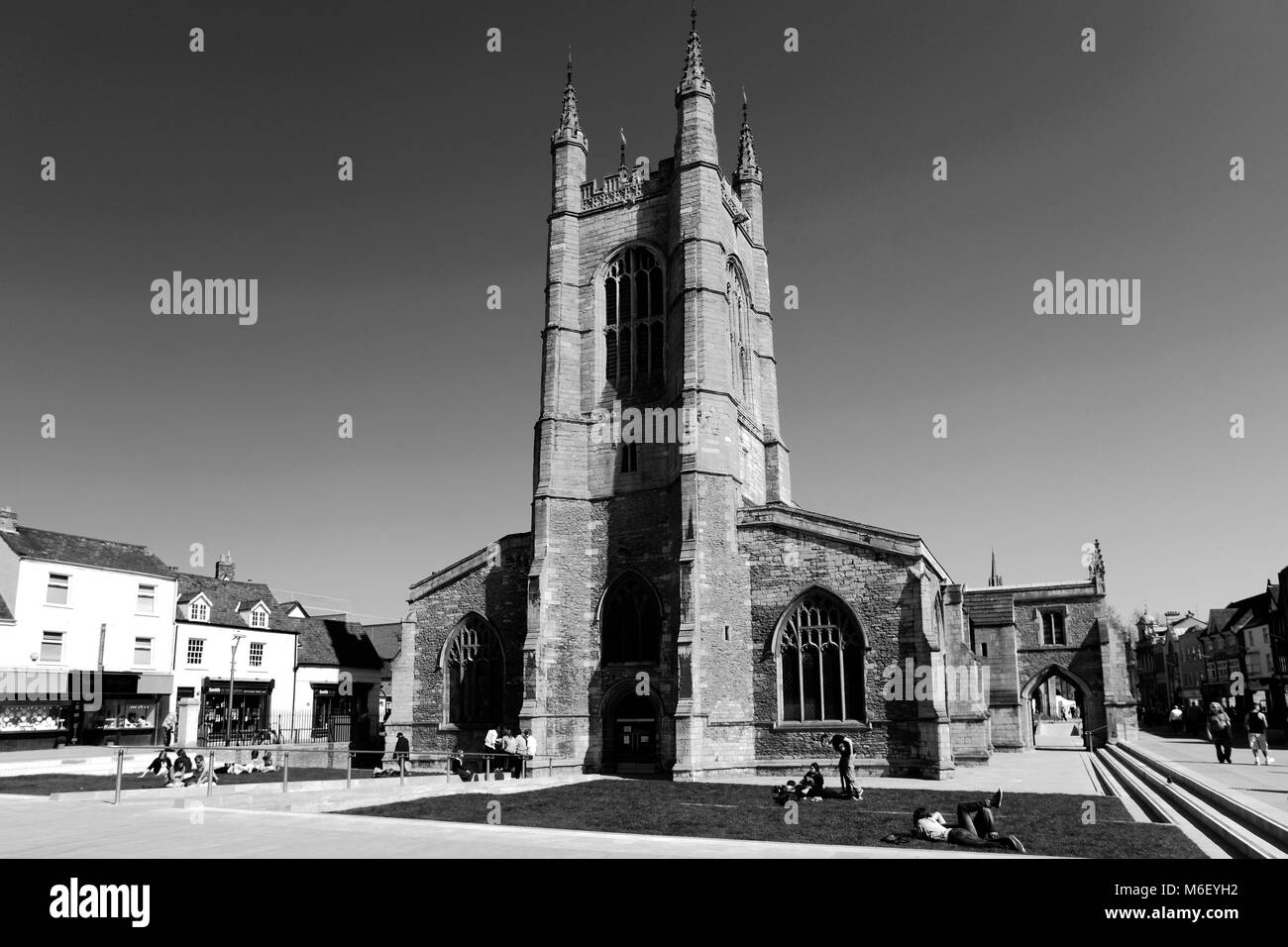 St Johns Church, Peterborough City centre, Cambridgeshire, England Stock Photo