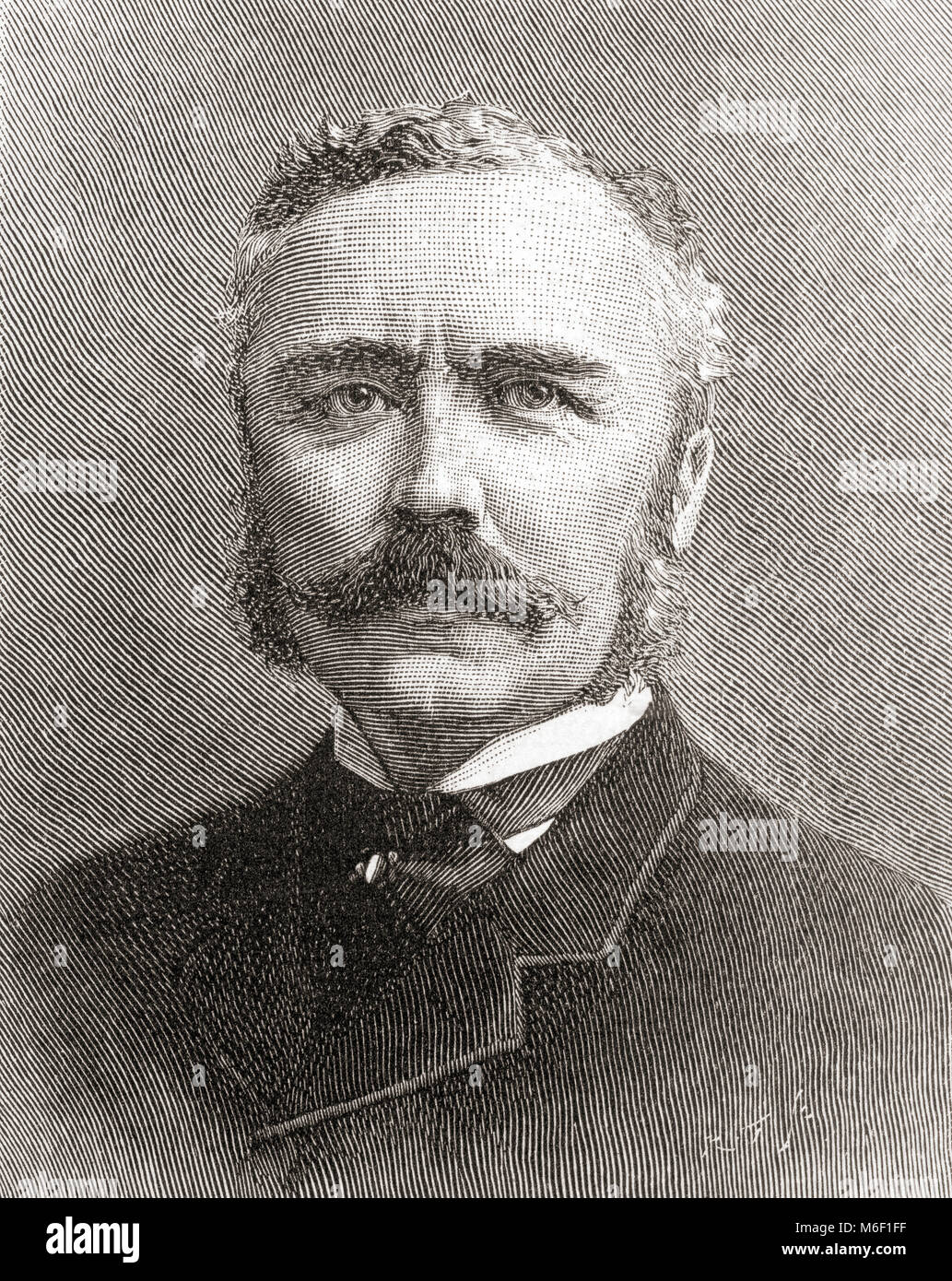 Sir Henry Campbell-Bannerman, 1836 – 1908.  British statesman of the Liberal Party and Prime Minister of the United Kingdom.  From The Strand Magazine, published January to June, 1894. Stock Photo