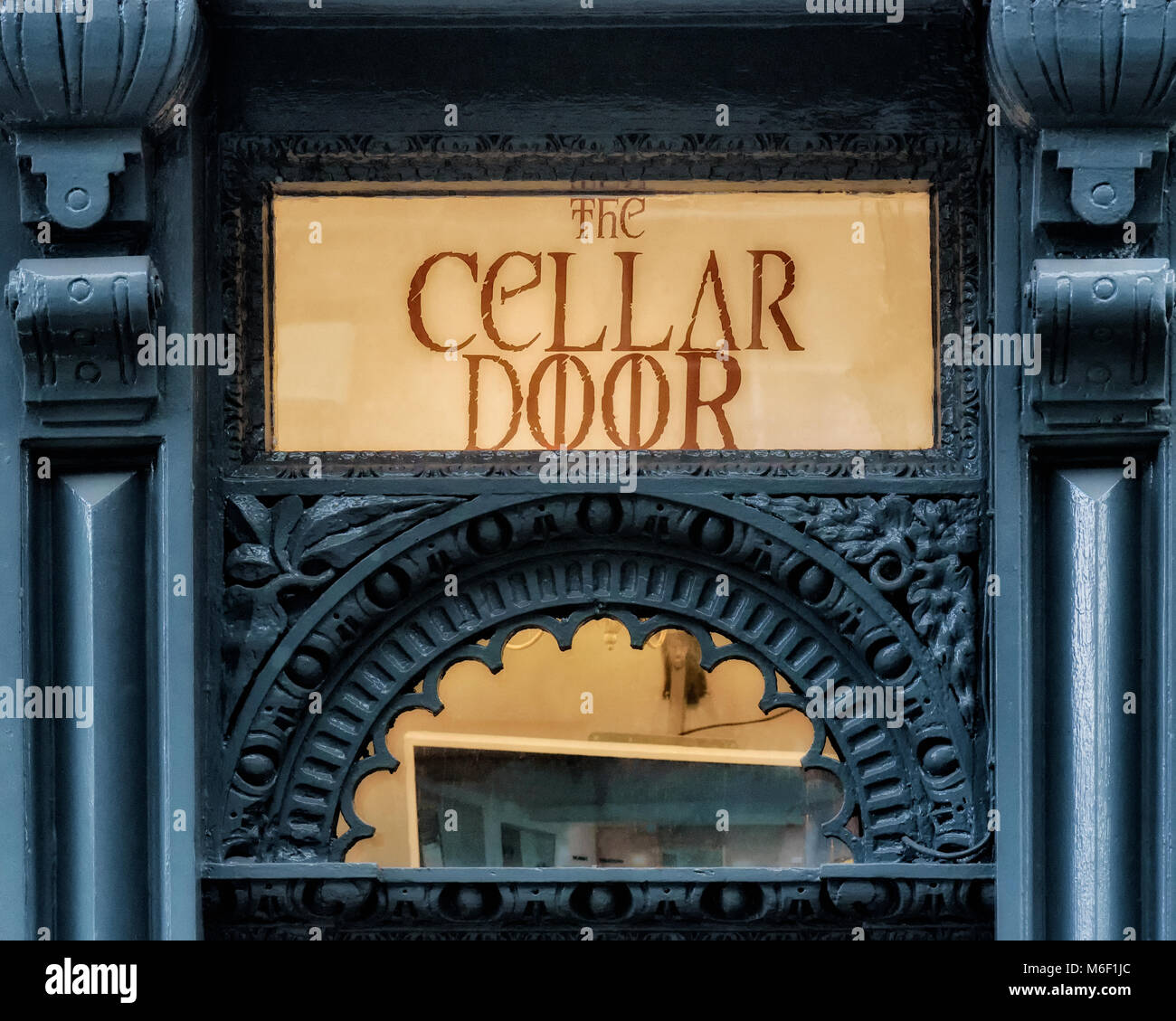 Cellar door in Durham City Stock Photo Alamy