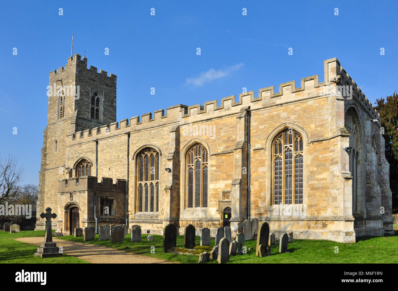 Church of St Lawrence, Willington, Bedfordshire, England, UK Stock Photo