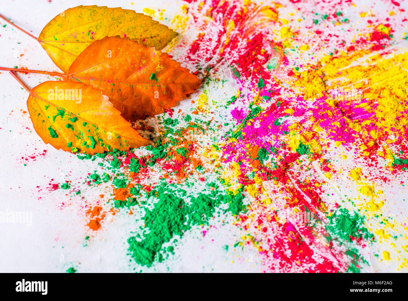 Launched colorful powder hi-res stock photography and images - Alamy