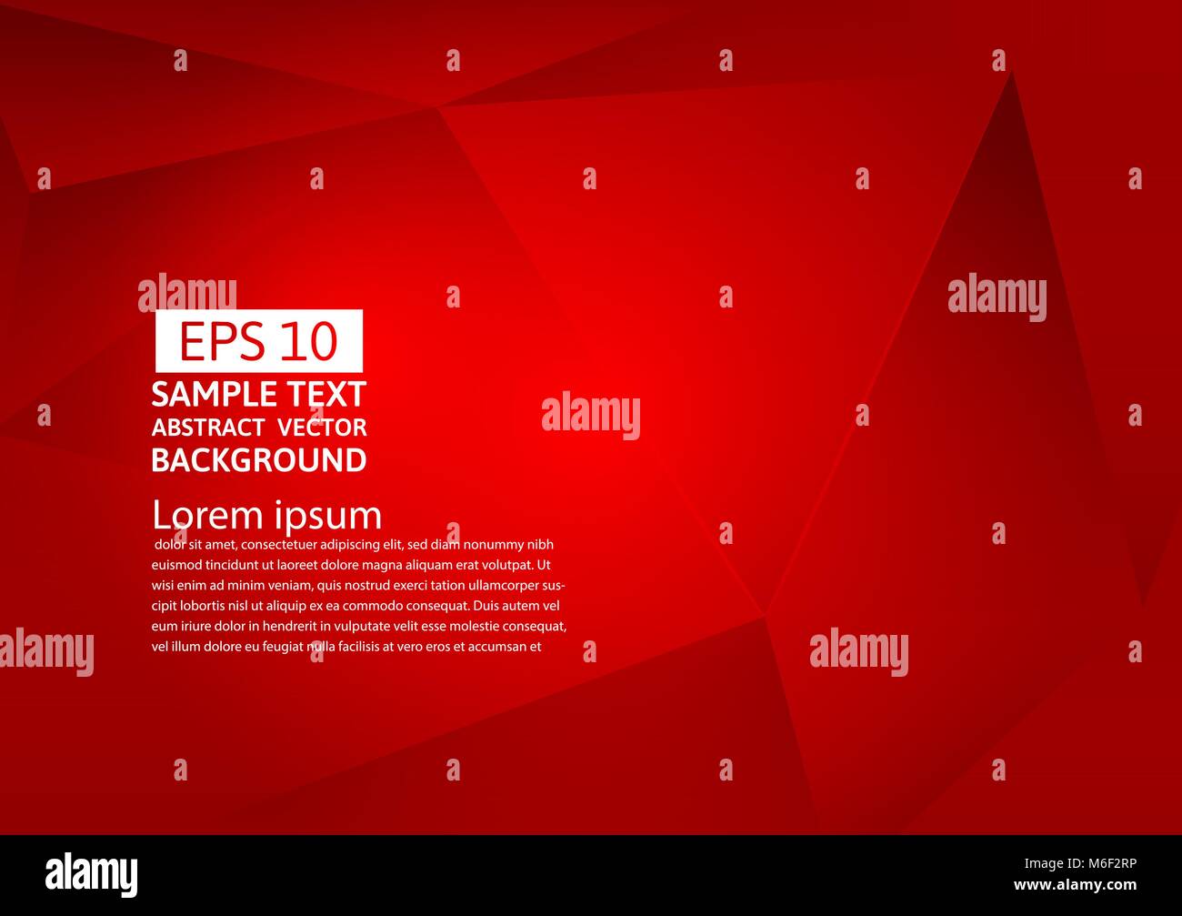 Abstract geometric red color background , Vector illustration eps10 ...