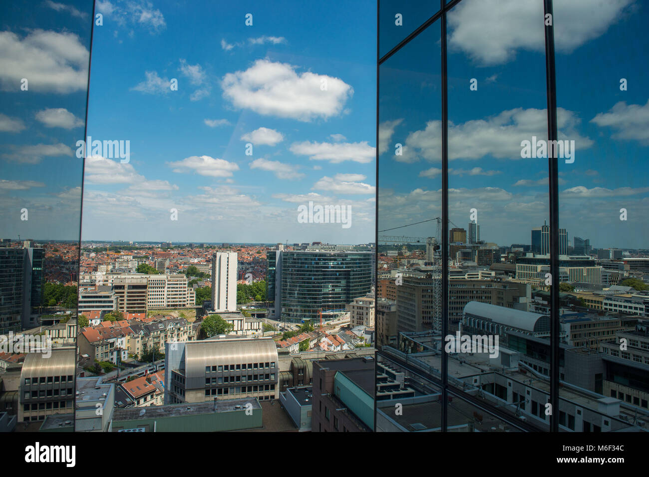 Bruxelles, panoramic view of the city. Belgium. Stock Photo