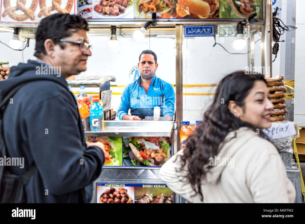 New York City, USA October 28, 2017 Columbus Circle in Midtown