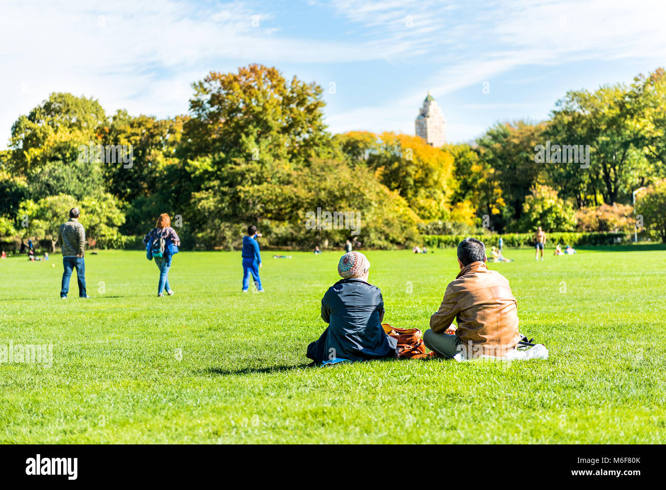 Central park fall picnic hires stock photography and images Alamy
