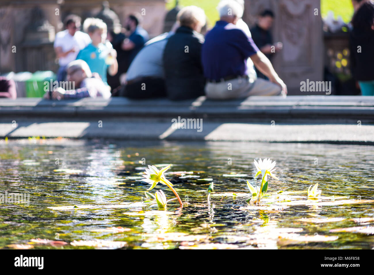 Manhattan New York City NYC Central park at Bethesda Arcade terrace by ...