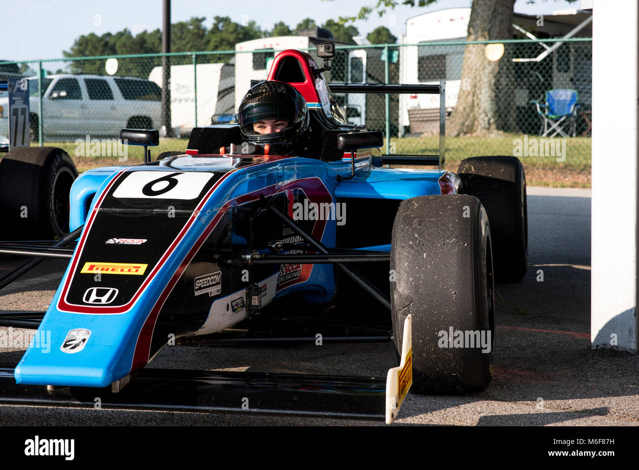 Racing cars rear view hi-res stock photography and images - Alamy