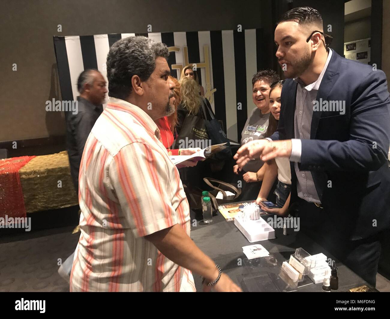 Hollywood, California, USA. 2nd Mar, 2018. I15965CHW.Wow Creations 2018 Lifestyle Gifting Suite in Honor Of The 90th Oscars .W Hotel, Hollywood, CA USA.03/02/2018.LUIS GUZMAN AND BRYAN RUIZ . © Clinton H.Wallace/Photomundo International/ Photos Inc Credit: Clinton Wallace/Globe Photos/ZUMA Wire/Alamy Live News Stock Photo