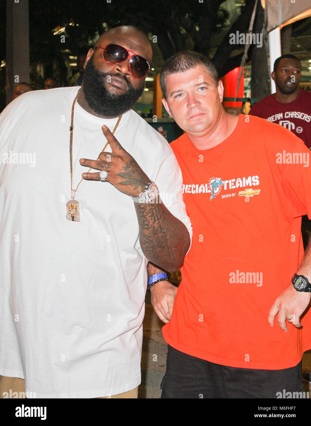 Miami Gardens Fl September 12 Rick Ross Arrives At The Orange