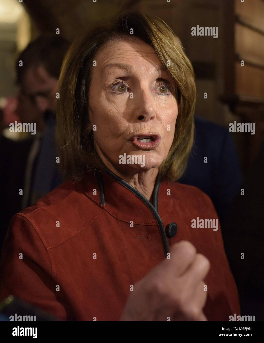 NEW YORK, NY - MARCH 03: Democratic Leader Nancy Pelosi along with Rep ...