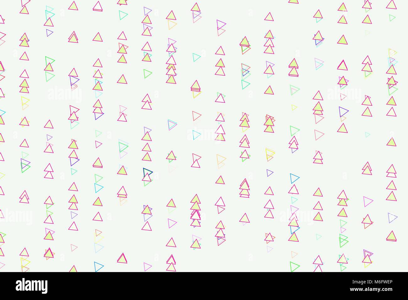 Color abstract triangle pattern generative art background. Vector ...