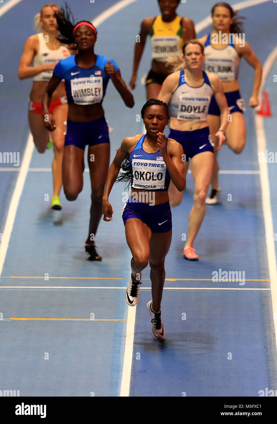 USA's Courtney Okolo wins the Women's 400m Final during day three of
