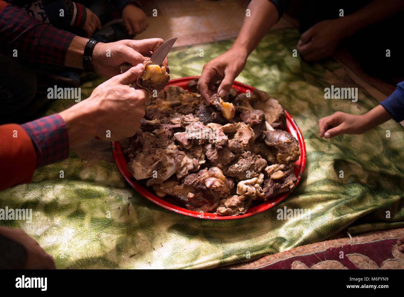 Mongolia Yurt Inside High Resolution Stock Photography and Images Alamy