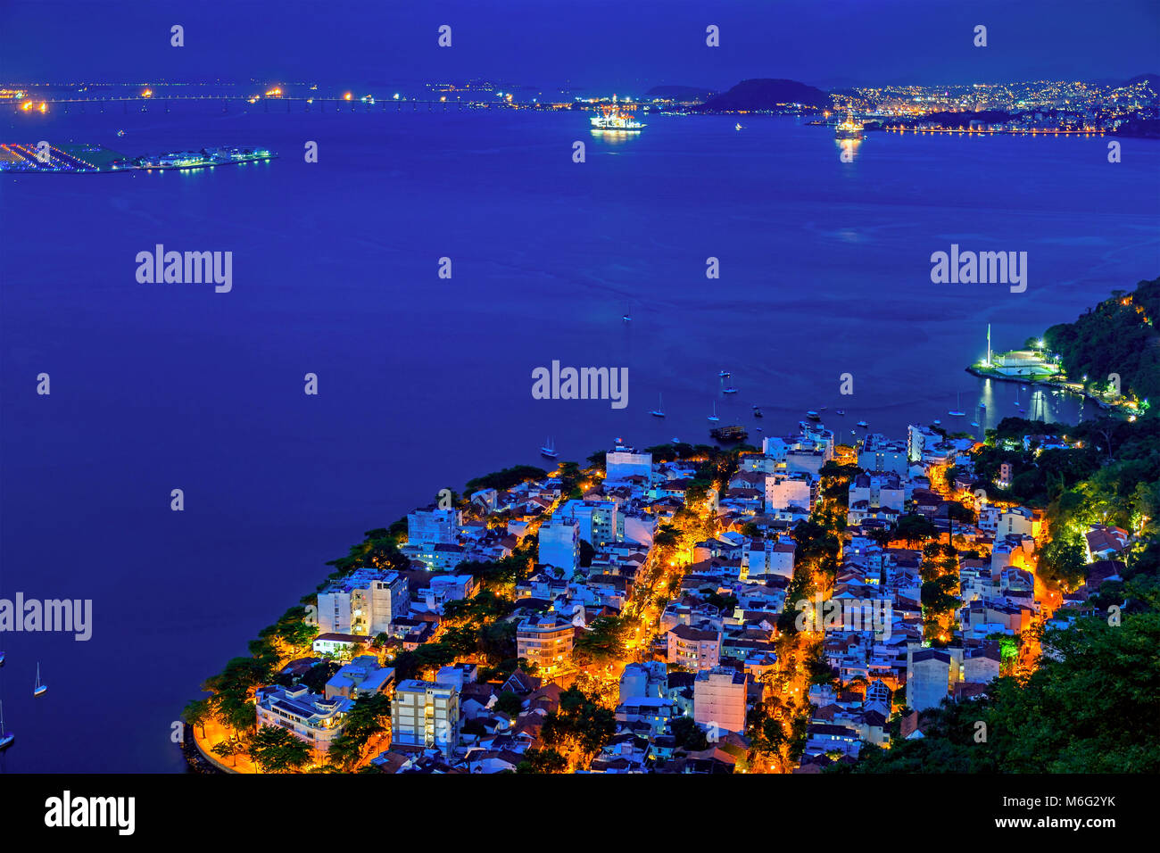 Aerial View of Urca Neighborhood in the City of Rio de Janeiro, Brazil  Stock Photo - Alamy