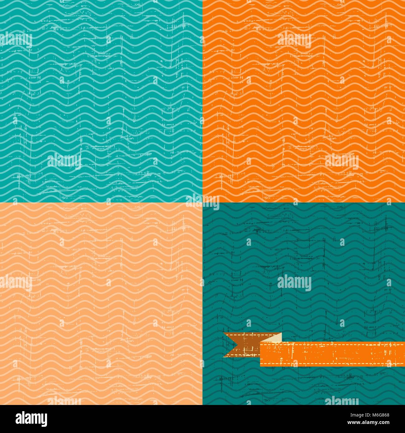Seamless abstract retro pattern. Stylish grunge background Stock Vector ...