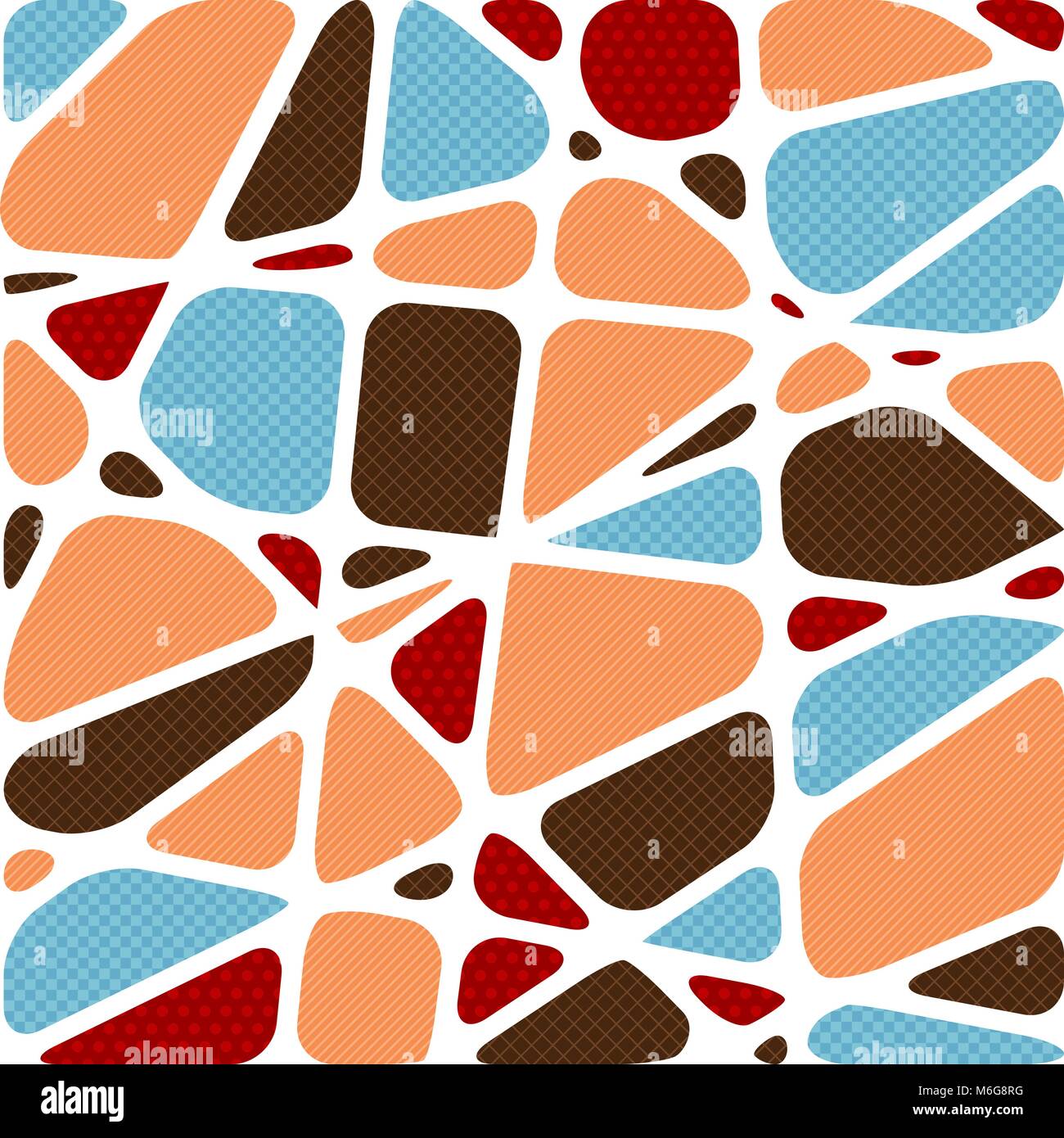 Abstract mosaic background in the shape of a square Stock Vector Image ...