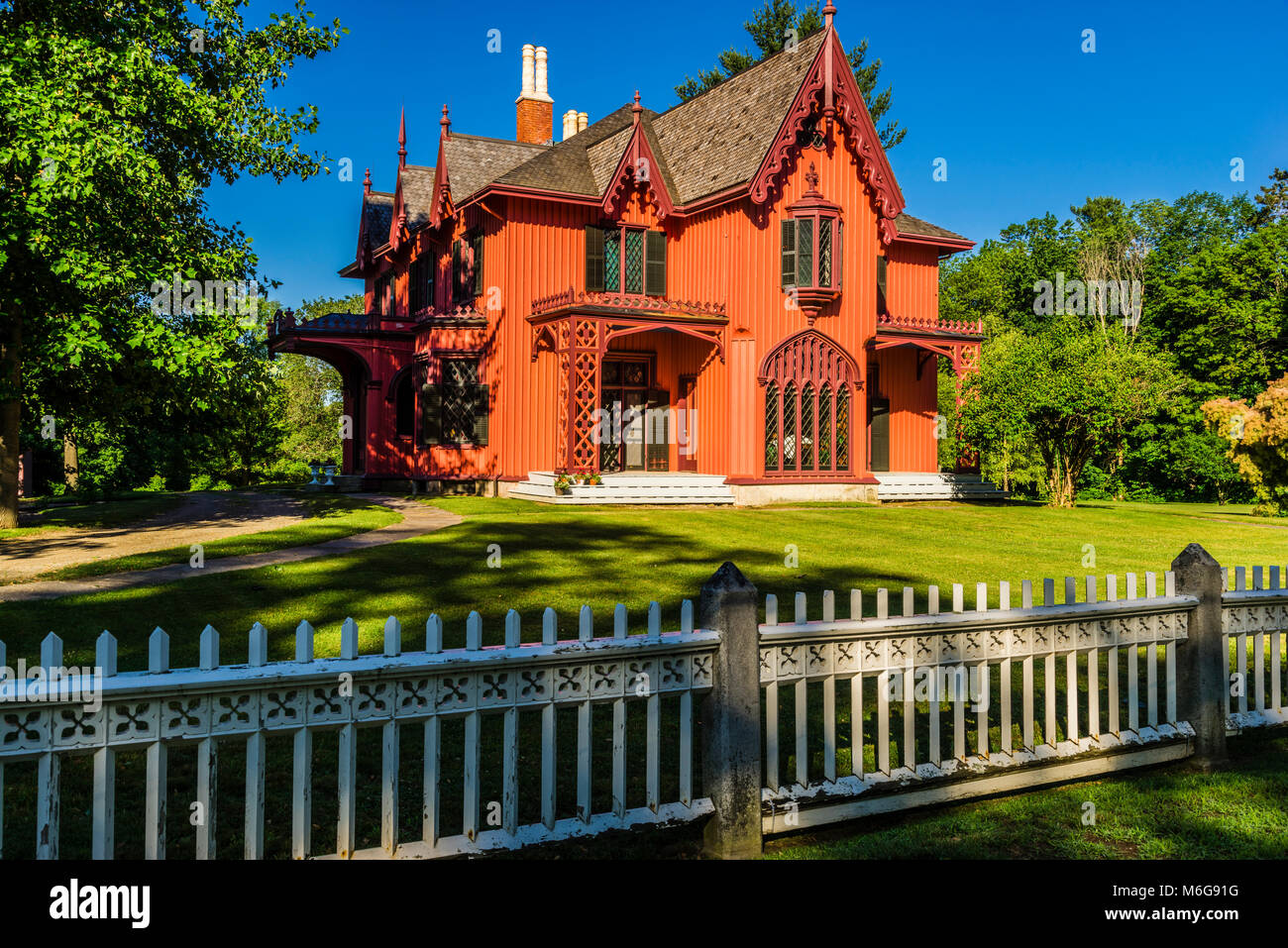 Roseland Cottage Woodstock, Connecticut, USA Stock Photo Alamy