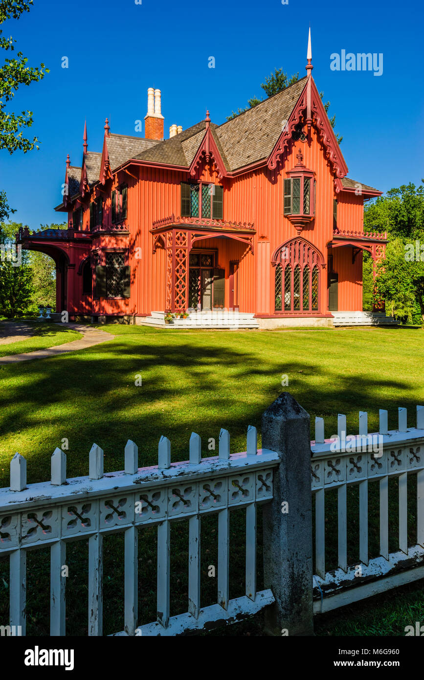 Roseland Cottage Woodstock, Connecticut, USA Stock Photo Alamy