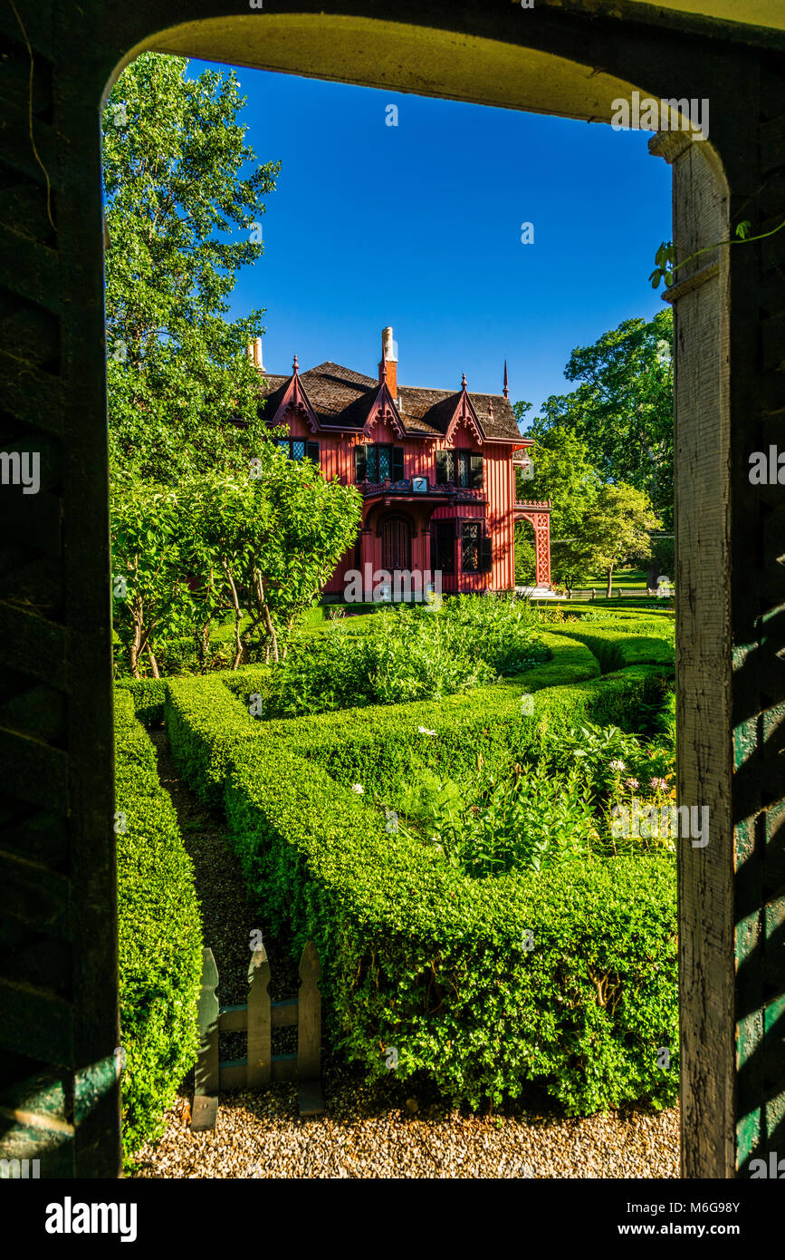 Roseland Cottage Woodstock, Connecticut, USA Stock Photo Alamy