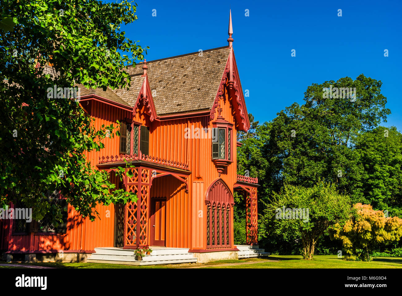 Roseland Cottage Woodstock, Connecticut, USA Stock Photo Alamy