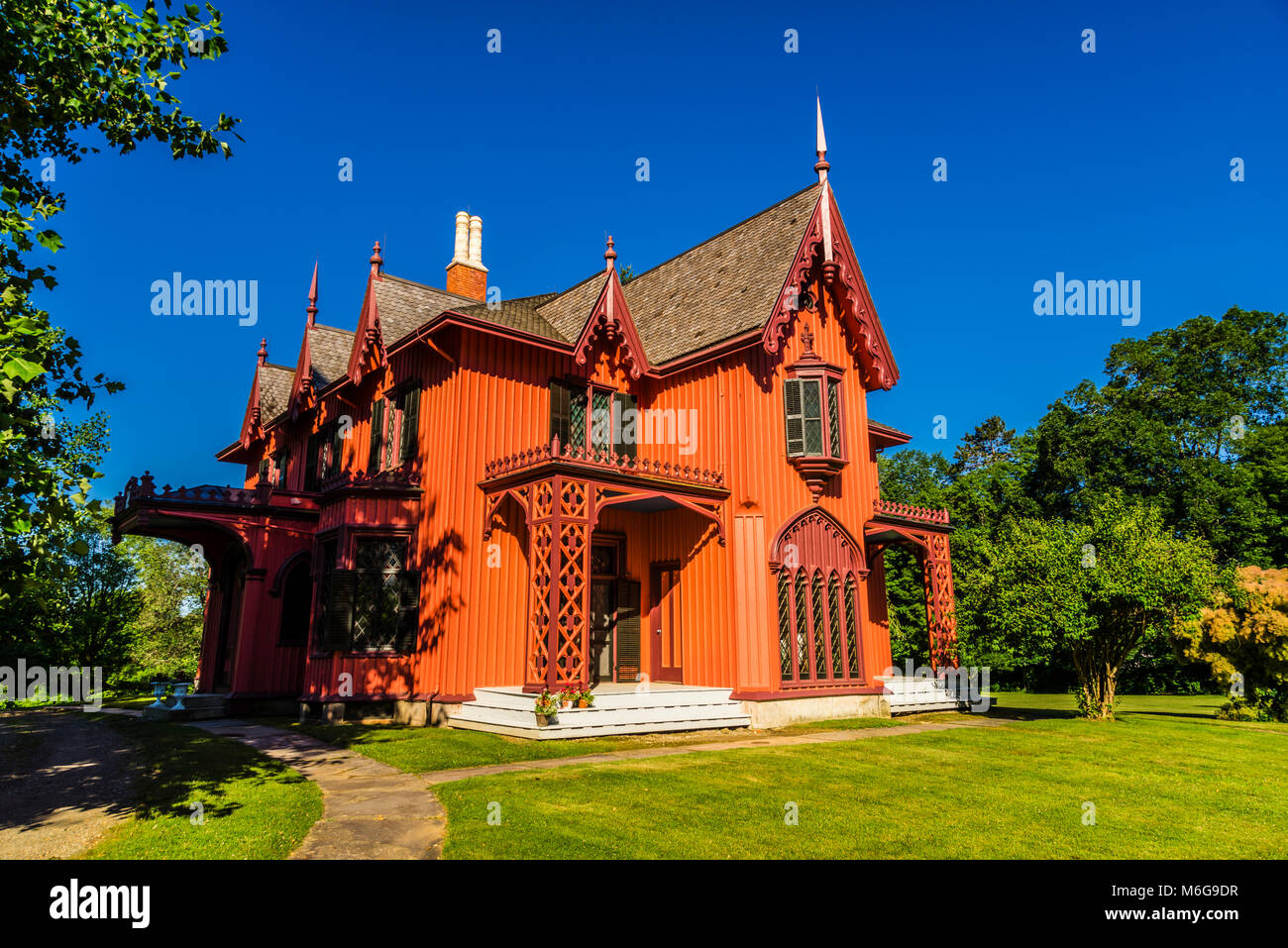 Roseland Cottage Woodstock, Connecticut, USA Stock Photo Alamy