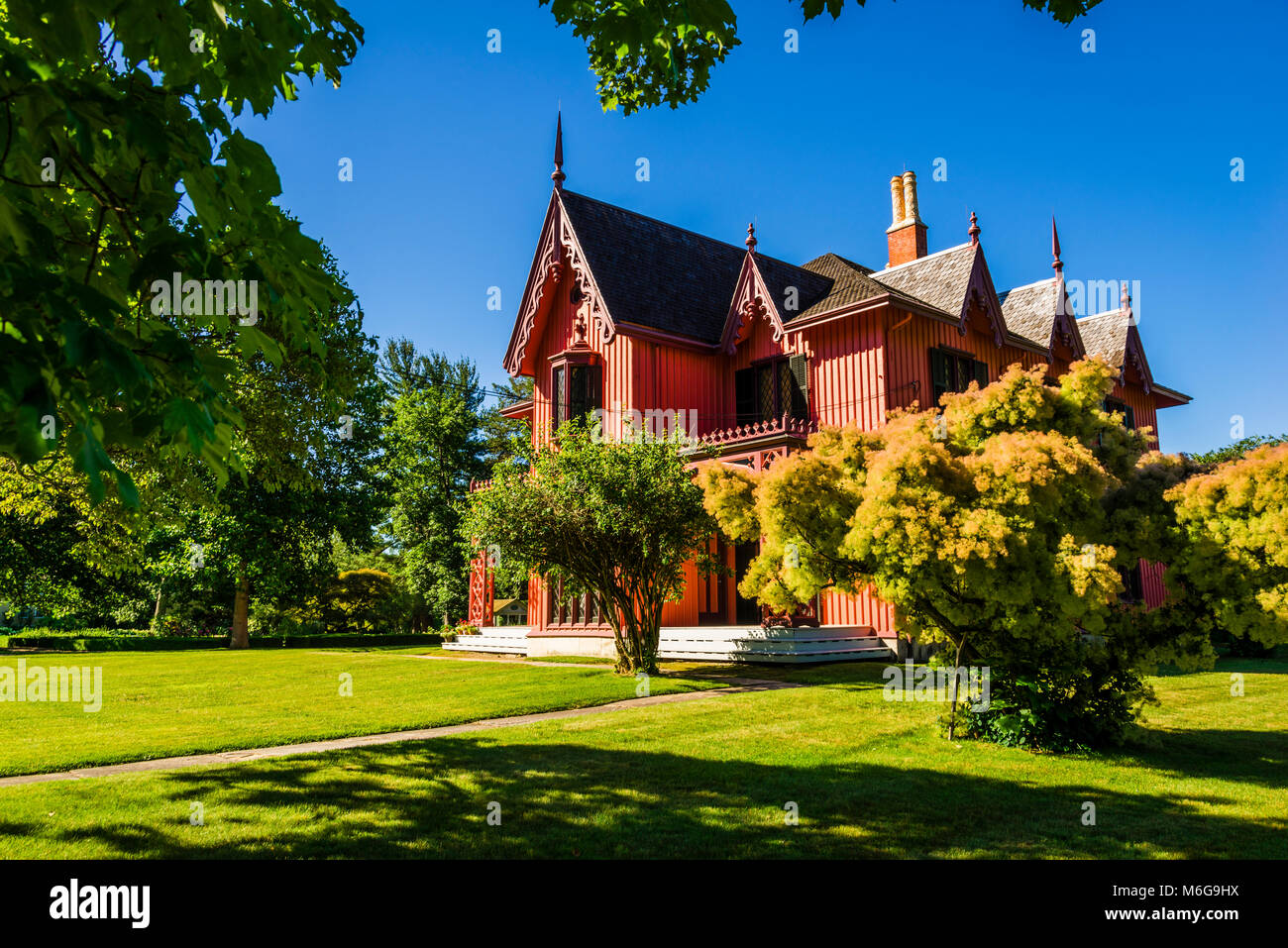 Roseland Cottage Woodstock, Connecticut, USA Stock Photo Alamy