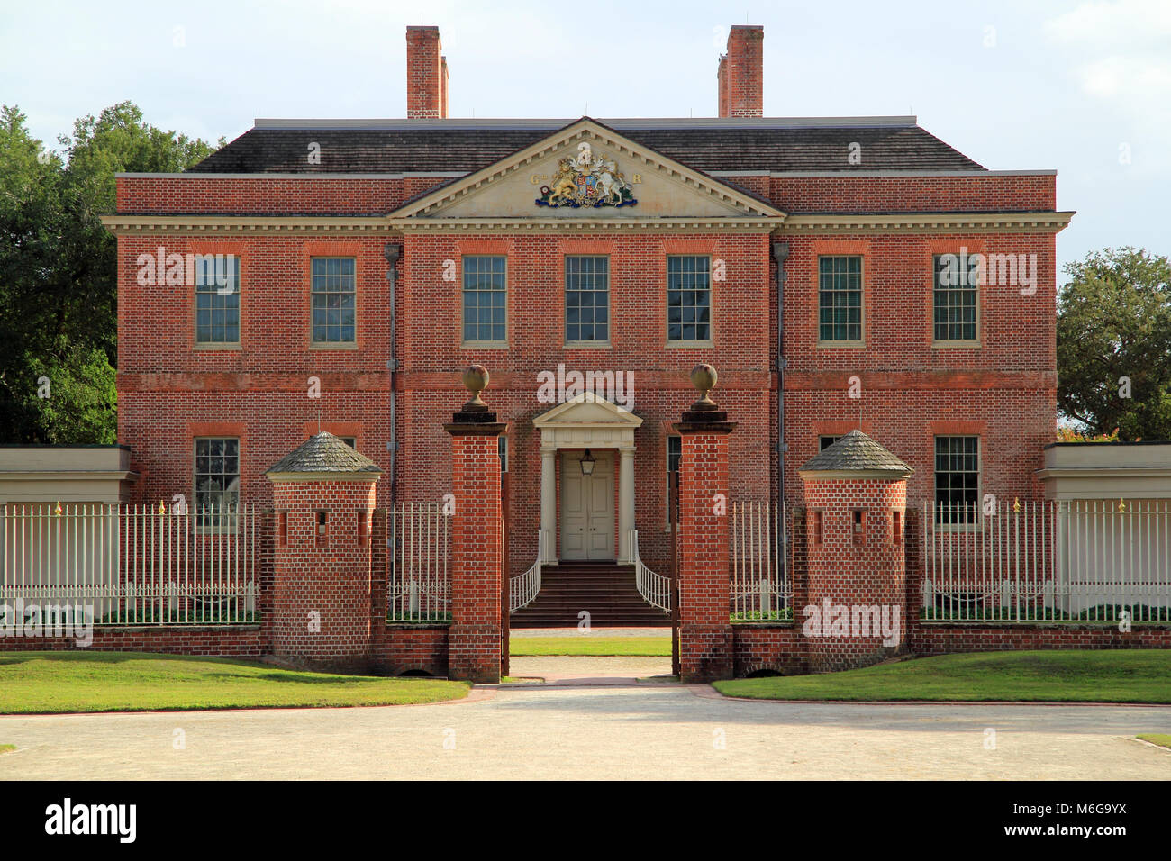 Tyron Palace was the official residence and administrative headquarters of the colonial governors of North Carolina from 1770 to 1775 Stock Photo