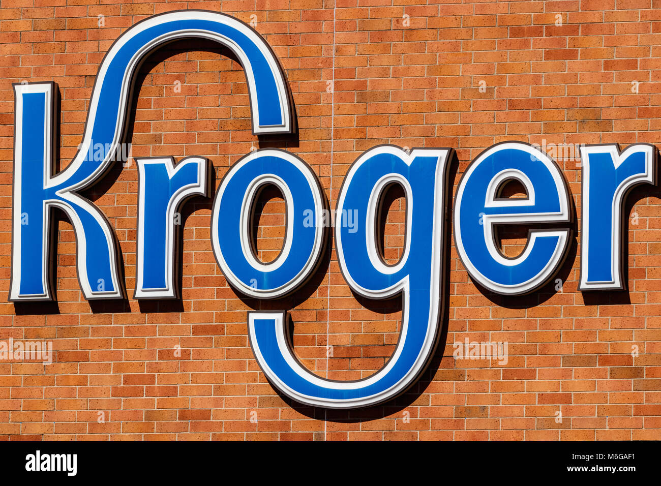 Indianapolis Circa March 2018 Kroger Supermarket. The Kroger Co. is
