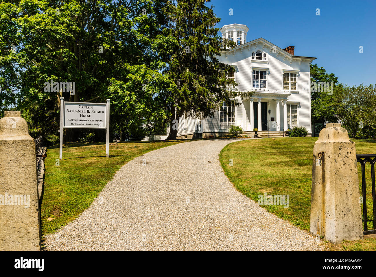 Capt. Nathaniel B. Palmer House Stonington, Connecticut, USA Stock ...