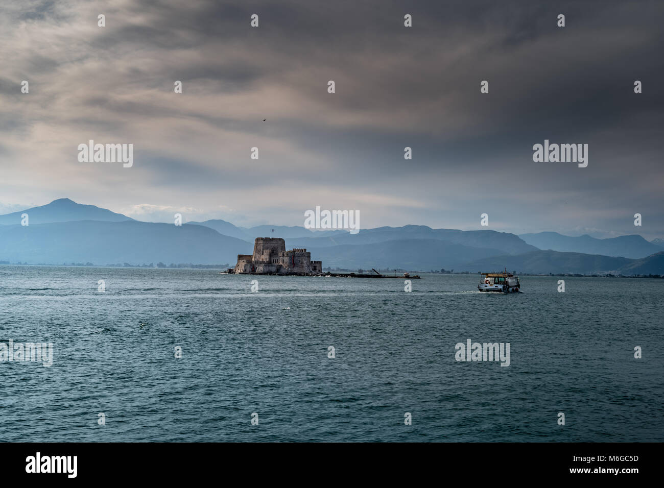Sea fortress in Nafplion, Greece Stock Photo