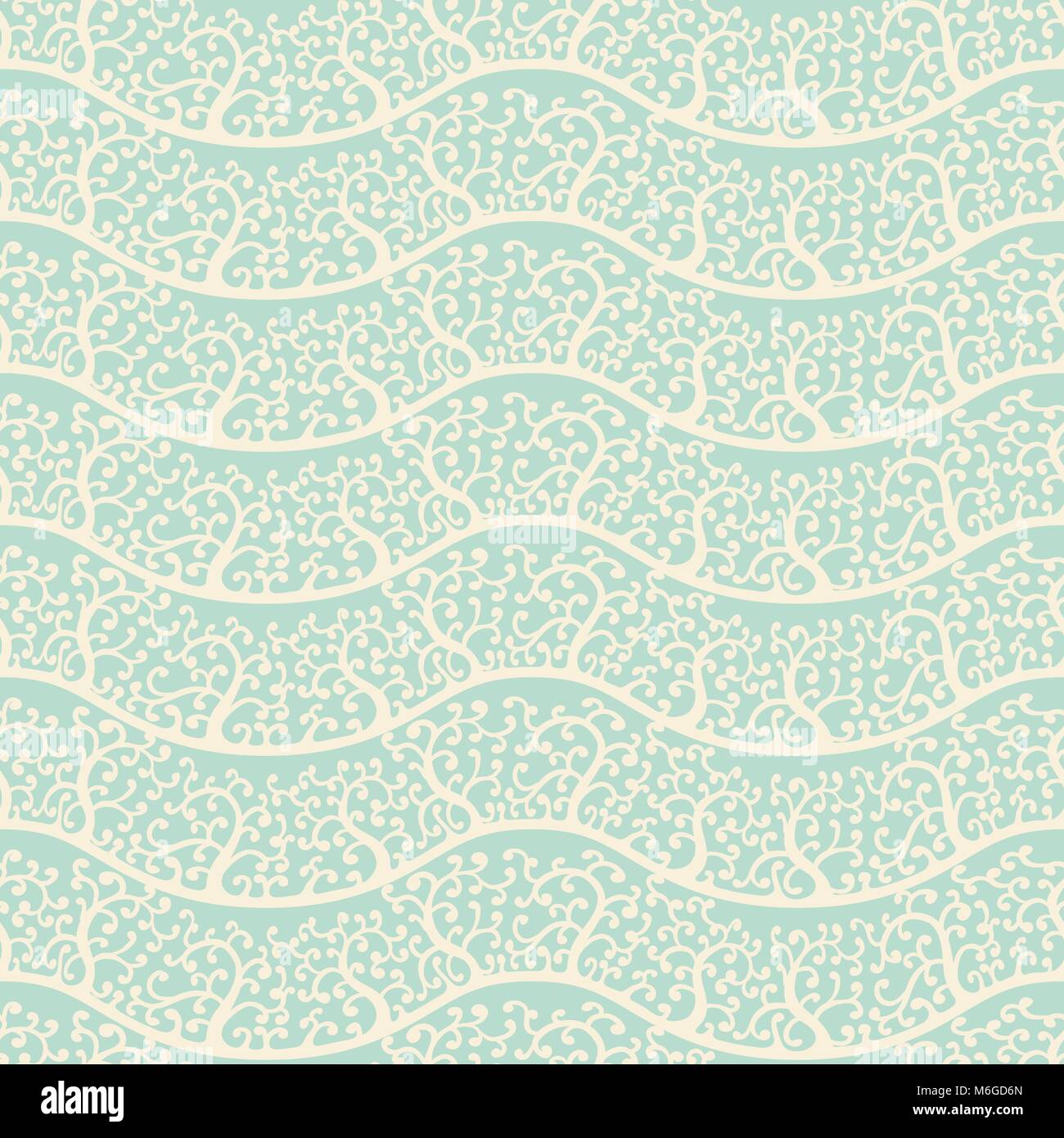 Seamless vector floral pattern. Abstract texture with branches Stock ...