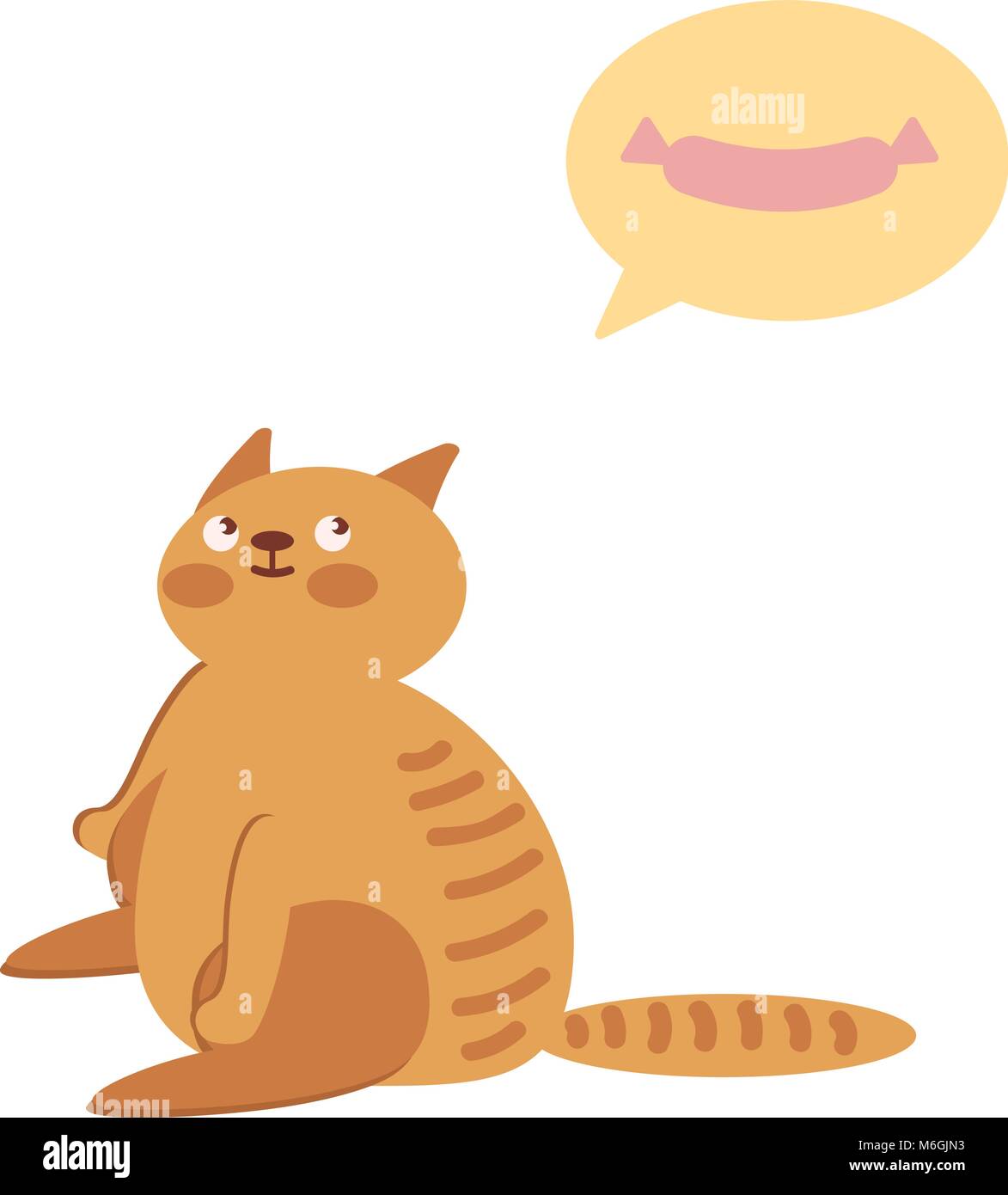 Fat kitty Stock Vector Images - Page 3 - Alamy