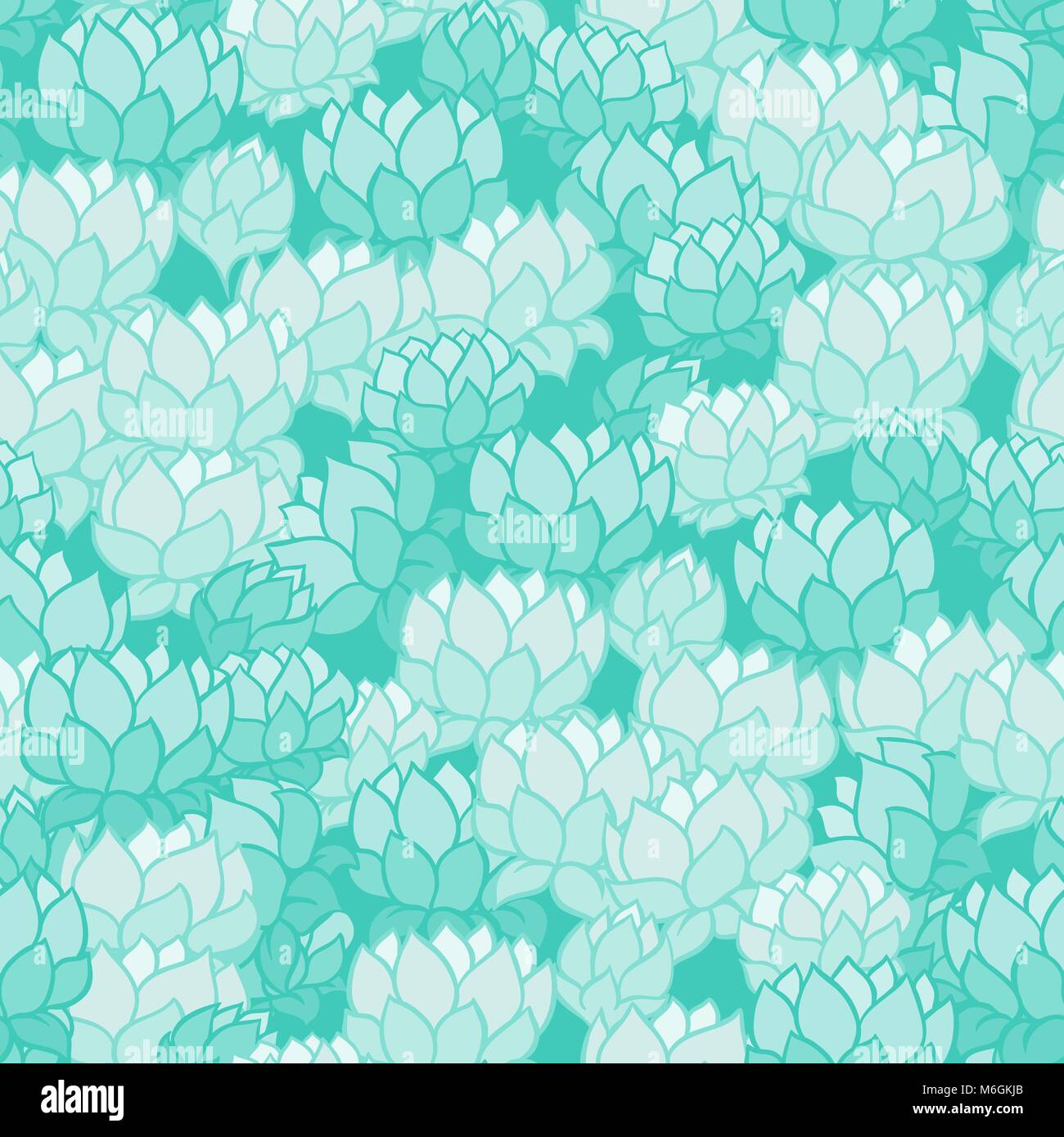 Seamless pattern with abstract flowers Stock Vector Image & Art - Alamy